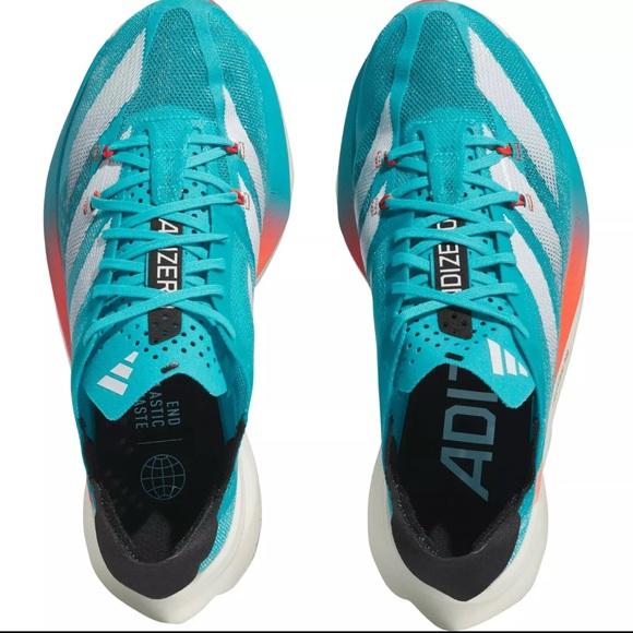 Women’s Adidas Adizero Adios Pro 3(ID8473)"Cyan Blue" Marathon Running Shoe - Picture 3 of 4